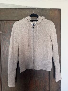 Universal Thread Beige Zip Hoodie Sweater